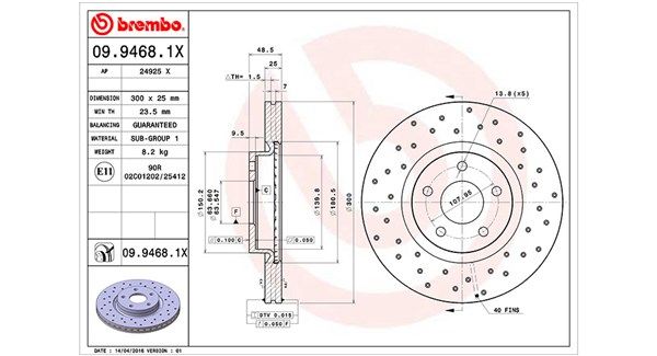 MAGNETI MARELLI Тормозной диск 360406026402